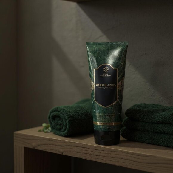 WOODLANDS Body Cream From Bath & Body Works 8 OZ - Picture 1 of 5